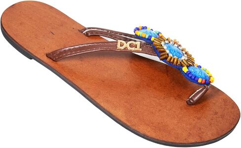 DC1 AFRICAN MADE WOMEN LEATHER SLIPPERS ZOW (US WOMEN 11) in Saudi Arabia