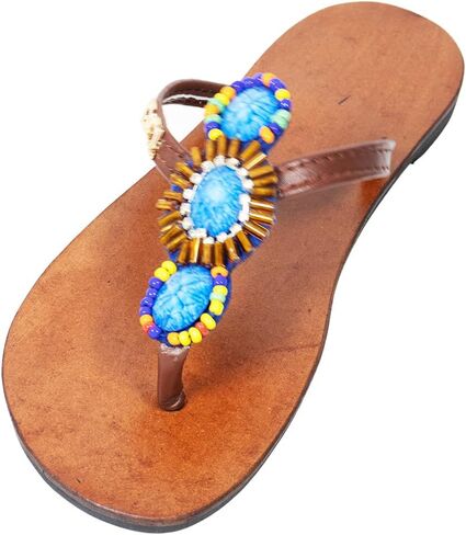DC1 AFRICAN MADE WOMEN LEATHER SLIPPERS ZOW (US WOMEN 11) in Saudi Arabia