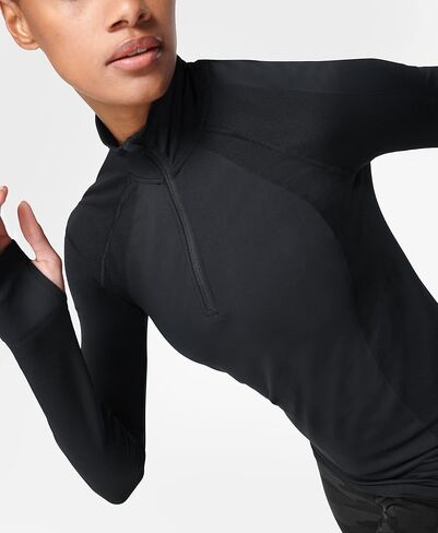 Sweaty Betty Women's Athlete Seamless Half Zip Long Sleeve Top in Saudi Arabia