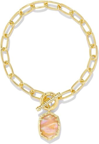 Kendra Scott Womens Daphne Link And Chain Bracelet Gold Ivory Mother Of Pearl One Size in Saudi Arabia