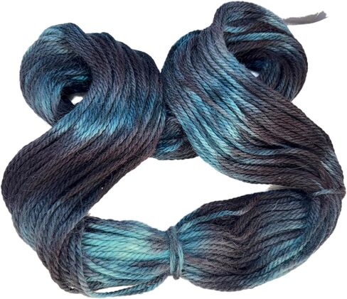 Artisan Yarns: Hand Dyed, Baby Alpaca Yarn, Hand Painted: Aurora NL-Zeta, Heavy Worsted or Chunky Weight, 100 Grams, 102 Yards, 100% Baby Alpaca in Saudi Arabia