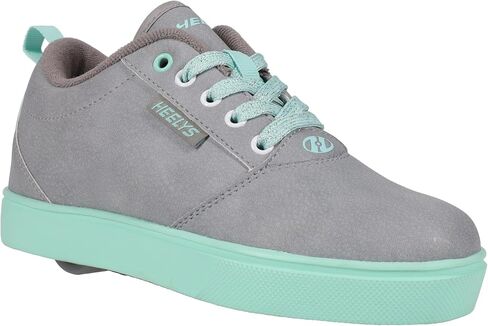 Heelys Boy's Pro 20 Skate Shoe, Charcoal, 1 Big Kid in Saudi Arabia