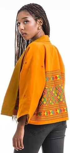 Mustard Friday by Iyana Ki ~ Cardigan w/Silk Embroidery in Saudi Arabia