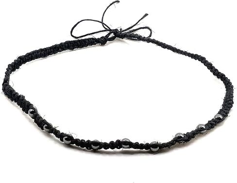 Reggae Necklace Hemp Choker for Men Women Teen Girls Tie On Adjustable Handmade Beach Hemp Jewelry in Saudi Arabia
