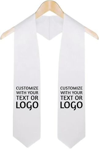 Custom Graduation Stole - Personalized Military Sash for US Marine Corps Commencement Ceremony, Tailor-Made Keepsake Stole to Celebrate Achievement of Marines Grad (Red) in Kuwait