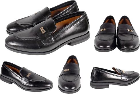 DC1 Africaan MAND MENENT LEALLE LEATHER Black Shoe PVS (US MEN 9) in Saudi Arabia