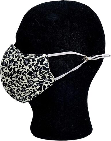 Three Pack of Reusable Face Masks - Super Soft Face Mask Made with Breathable Cotton, Adjustable Mask, Washable Cloth Mask - Adult Face Masks For Women and Men - Fabric Mask, 100% Cotton Mask in Saudi Arabia