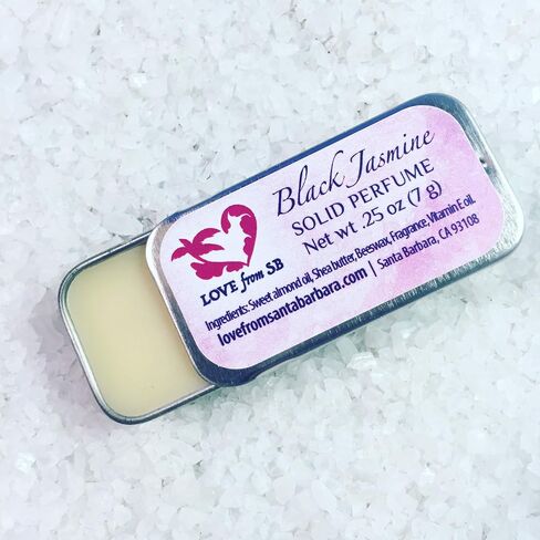 Compact Personal Solid Perfume | Convenient, fits in your purse or travel bag | Luxurious Artisan Spa Gift (Lilac) in Kuwait