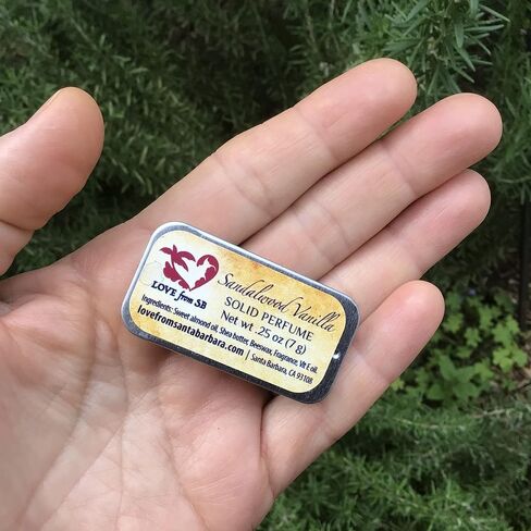 Compact Personal Solid Perfume | Convenient, fits in your purse or travel bag | Luxurious Artisan Spa Gift (Lilac) in Kuwait