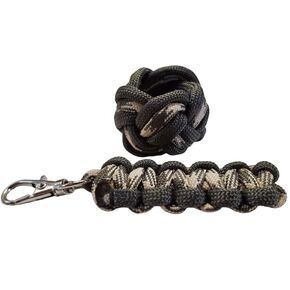 Neckerchief Slide Woggle Zipper Pull for Scouts for Lion Tiger Wolf Bear Webelos Eagle Paracord Turks Head Knot Cobra Knot (Red Yellow Green)