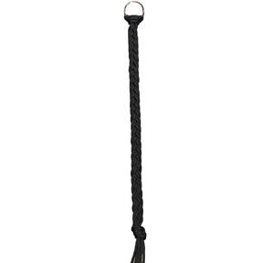 12" Black Braided Air Horn Pull Cord Paracord Lanyard Gifts for Truckers