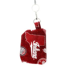 College coin purse, small zipper pouch, business card holder, key chain pouch, gifts under 10 (Alabama)