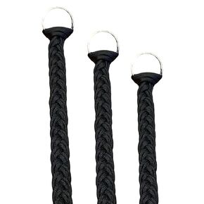 Custom Black Braided Air Horn Pull Cord, Paracord Lanyard, Gifts for Truckers (8")