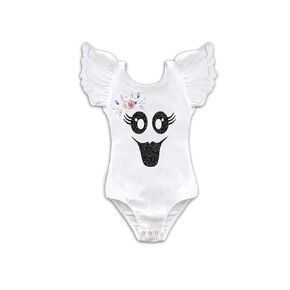 Baby Girl Cute Ghost Halloween Costume Leotard