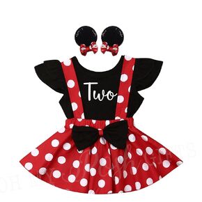 minnie birthday outfit with custom personalized name or age 1, age 2, age 3 (skirt/shirt/clip ears, 6-12 months)