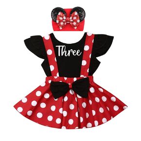 minnie birthday outfit with custom personalized name or age 1, age 2, age 3 (skirt/shirt/baby ears, 12-18 months)