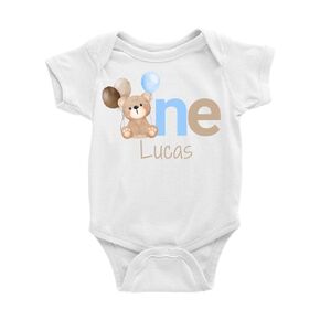 Teddy Bear 1st Birthday Shirt or Bodysuit Boy First Birthday Clothes Beary Special Top Baby Boys Party One Year Old Outfit
