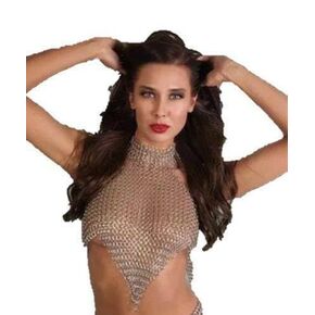 سلسلة من الألمنيوم في العصور الوسطى ، البيكيني الفضية مجموعة للنساء - صدرية رسنات أنيقة ، سيدة مثيرة شاطئ أعلى ، ملابس داخلية - ألومنيوم الخيال البيكيني ، ملابس بيكيني على الطراز الوسطى ، مجموعة الهالوين ، تأثيري.