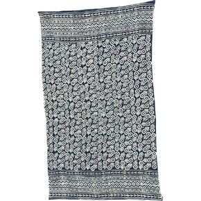 Indian Sarong for Women Block المطبوعة Sarongs Darf Beach ختام ، إكسسوارات هدايا باريو وشاح النسيج الناعم ، أزياء هدايا هدايا Sarong Sarong Winter (براون)