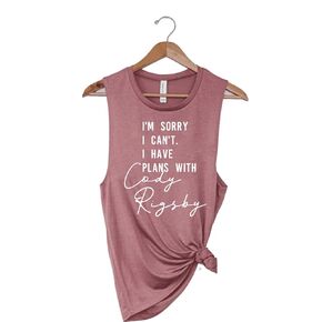 I'm sorry I can't I have plans with, Women's Cycling Top, Women's Spinning Tank