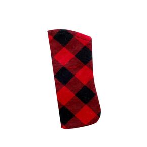 Red Buffalo Check Flannel Fabric Eyeglass or Sunglasses Case