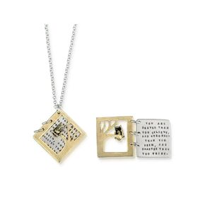 Necklace by Kathy Bransfield | Braver than you believe | Book Necklace | Pendant | Sterling Silver | Jewelry | Quote Jewelry | Word Jewelry