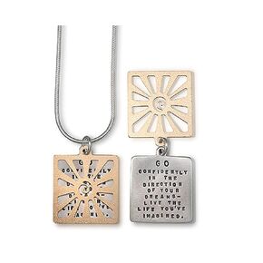 Necklace by Kathy Bransfield | Thoreau | Pendant | Sterling Silver | Jewelry | Graduation | Present | Gift For Her | Thoreau Necklace