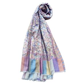 Cashmere Wrap- Pure Pashmina shawl-Cashmere scarf- Printed Cashmere scarf- Rangoli Cashmere shawl- Warm winter cashmere shawl- Winter shawl