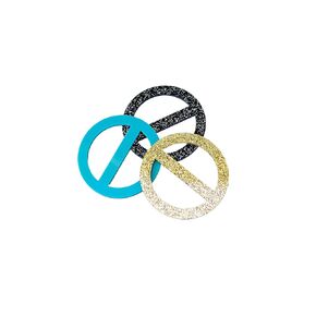 T-Shirt Slide Ring, Scarf Ring, 80's 90's T-Shirt Ring, Retro Clip, Glitter T-Shirt Scarf Slide Ring, Cute T-Shirt Slide Ring Clip