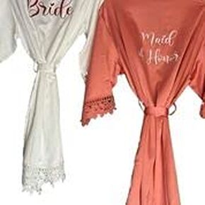 Silk Bridesmaid Robes Bridesmaid Gifts Satin Robe Getting Ready Robes Bridal Party Gift Bride Robe Bridesmaid Robes Set
