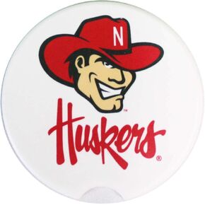 Nebraska Herbie Huskers Sandstone Car Coaster