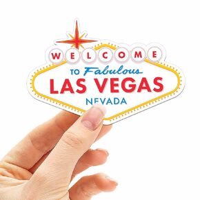 مرحبًا بكم في Fabulous Las Vegas Sticker - شرس LV عتيق لـ Hydroflask و Vegas Strip Thavers