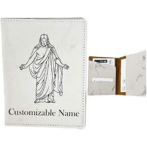 Personalized Leatherette LDS Temple Recommend Holder with Name, Temple Ordinance Card Holder, Premium Leather LDS Card Holder for Family and Temple Service, Leather TR Holder, Customized Gifts