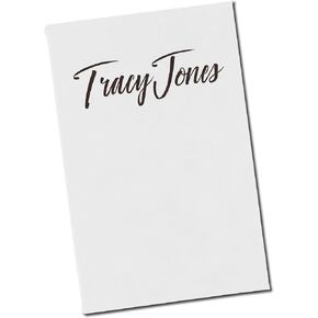 My Personal Memories Custom Engraved Thoughts Journal Notebook for Women, Men, Writers, Teachers, Students, Girls, Boys - Personalized and Monogrammed (Brown)