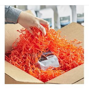 10 LB Crinkle Cut Paper Shred Filler for Gift Bags Packing Boxes and Stuffing Baskets Bulk (10 LB, Navy Blue)