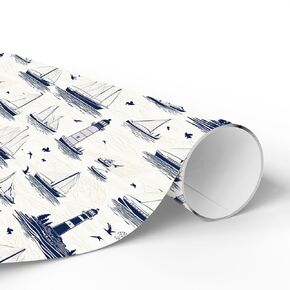 Paris Landmark Pattern Gift Wrapping Paper, Eiffel Tower Print, Cute French Theme, Travel Souvenir Wrap, Birthday Gift Wrap, Gift Wrap, Wrapping Paper