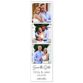 Wedding Picture Photo Strip Save the Date Magnets (set of 24)