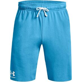 Under Armour Men's Standard Rival Terry Shorts, (025) Castlerock Light Heather / / Onyx White, X-Small in Saudi Arabia