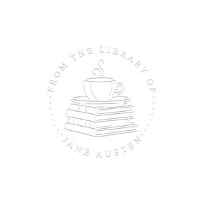 Coffee Book Embosser Custom, Book Lover Stamp Library, To Be Read Pile TBR, Book Embosser Stamp, Customized Book Stamp Cozy Girl, Cozycore Library Stamp Personalized, From The Library Of Custom Stamp