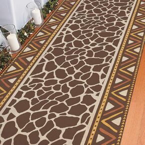 Animal Print with Trim Aisle Runner - Party Decor - 1 Piece