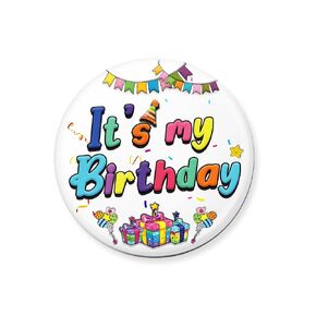 Happy Birthday Pin for Girls Boys, Its My Birthday Pin Birthday Brooch as Birthday Button Birthday Badge Accessories for Women Party Decorations Supplies