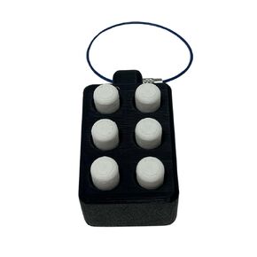 لعبة Braille Fidget Keychain ، أو خلية برايل المنبثقة ، وتعلم وممارسة برايل ، أو تعلق على المفاتيح أو حقيبة الظهر ، وهدية ممتعة للأطفال والبالغين