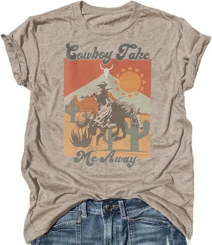 البرية الروح تي شيرت المرأة خمر الغربية ليوبارد ابيض المحملة القمم بوهو البقرة الجمجمة روديو قميص الغربية رعاة البقر قميص بلايز in Kuwait