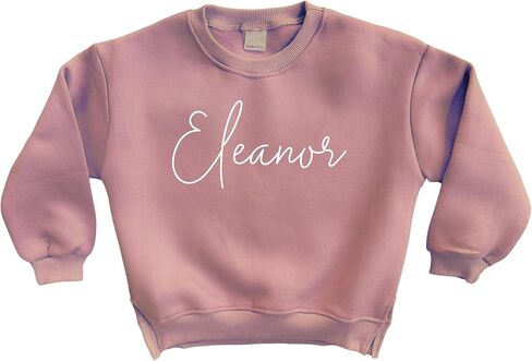 طفل مخصص ، طفل صغير ، وأطفال Crewneck Sweatshirt (أسود ، 4t) in Kuwait