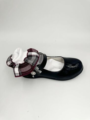 School Uniform Sock-Girl Plaid Ruffle White Ankle Sock-Plaid Sock (8-9.5, Plaid 91) in Saudi Arabia