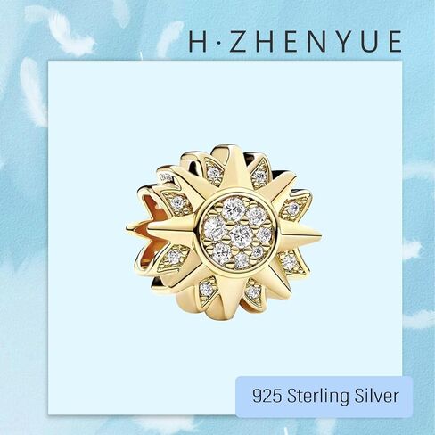 S925 Silver Charm for Bracelet Necklace Sterling Silver Dangles Gold Tigger for Women in Saudi Arabia