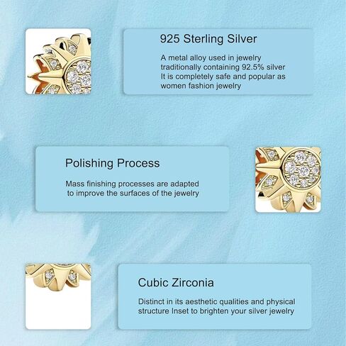 S925 Silver Charm for Bracelet Necklace Sterling Silver Dangles Gold Tigger for Women in Saudi Arabia