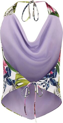GUESS womens Sleeveless Open Back Bushra Top Shirt in Saudi Arabia