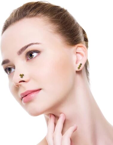 Hujiling G23 Titanium Studs Earrings, Hypoallergenic Earrings, Pure Titanium Tiny Trinity Ball Stud Earrings, Minimalist, Implant Grade Delicate Jewelry for With Sensitive Ears in Kuwait