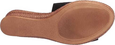 Tuscany by Easy Street Women's Dinah Wedge Sandal, Navy, 8.5 M US in Saudi Arabia